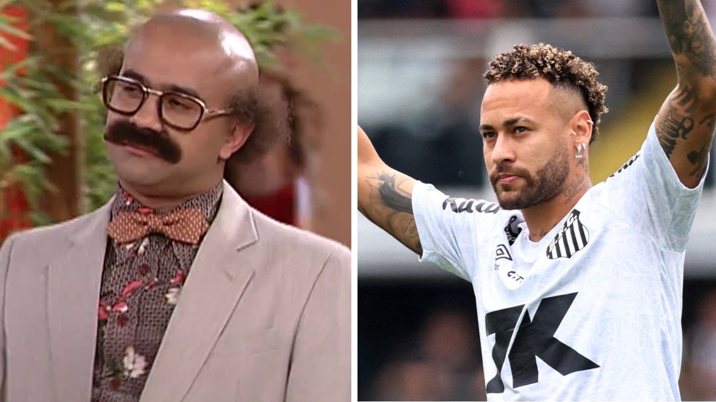 'E vagabundo tá lá': Ator fala sobre resgate do personagem de 'Zorra Total' em meme com Neymar