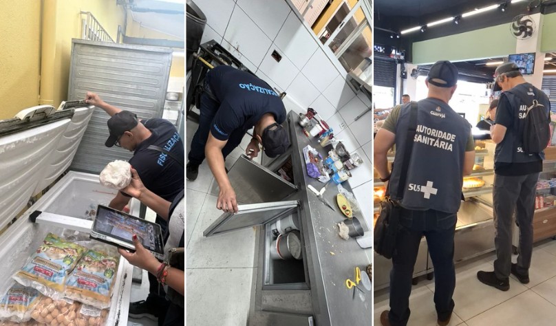 Vigilância Sanitária emite 76 intimações por irregularidades em padarias em Guarujá, SP