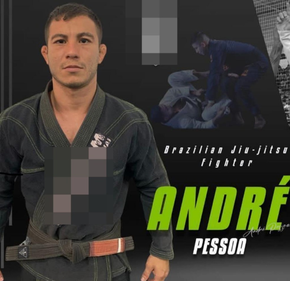 O lutador André Pessoa também foi preso por participação nos crimes. — Foto: Redes sociais/Reprodução