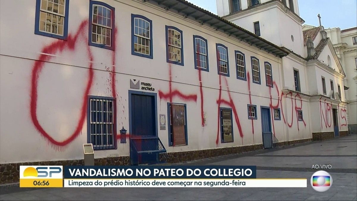 Limpeza do Pateo do Collegio deve começar na próxima segundafeira