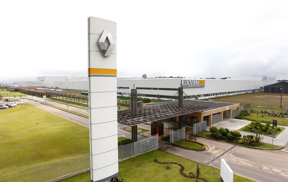 Layoff na Renault, em São José dos Pinhais, afeta fábricas de veículos de passeio, de motores e injeção de alumínio — Foto: Divulgação