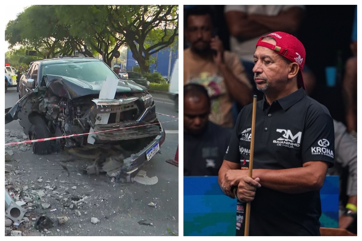 Baianinho de Mauá, jogador de sinuca e candidato a deputado, se envolve em acidente de trânsito em SP; teste do bafômetro aponta embriaguez