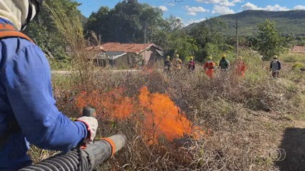 Risco de incêndio aumenta no tempo seco na região central do Brasil