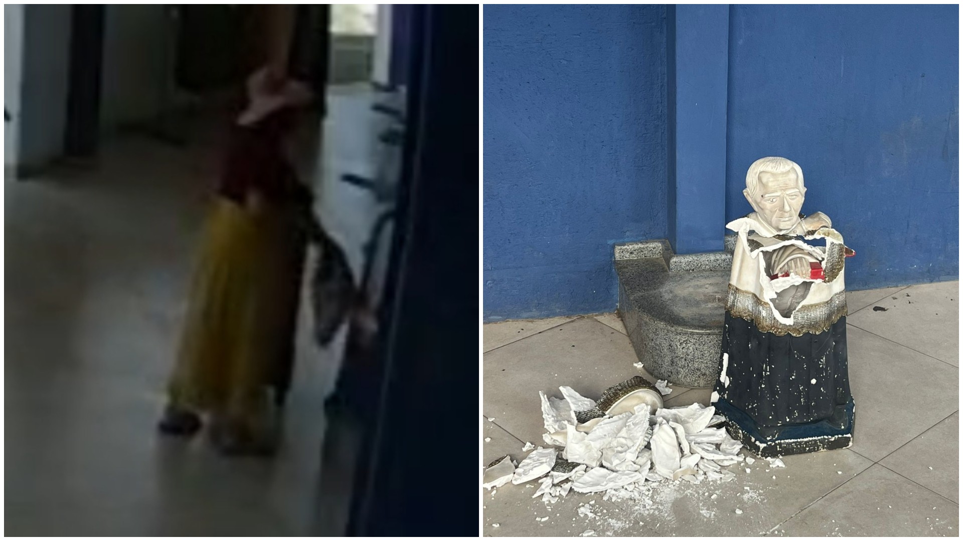 Turista argentina é presa após vandalizar estátua de Padre Cícero no Crato; vídeo