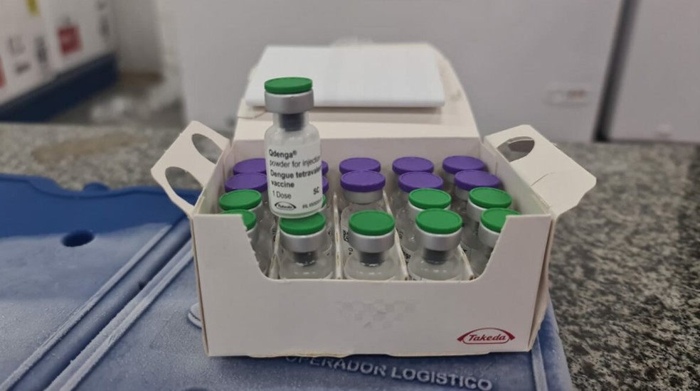 Vacina contra a dengue. — Foto: SES
