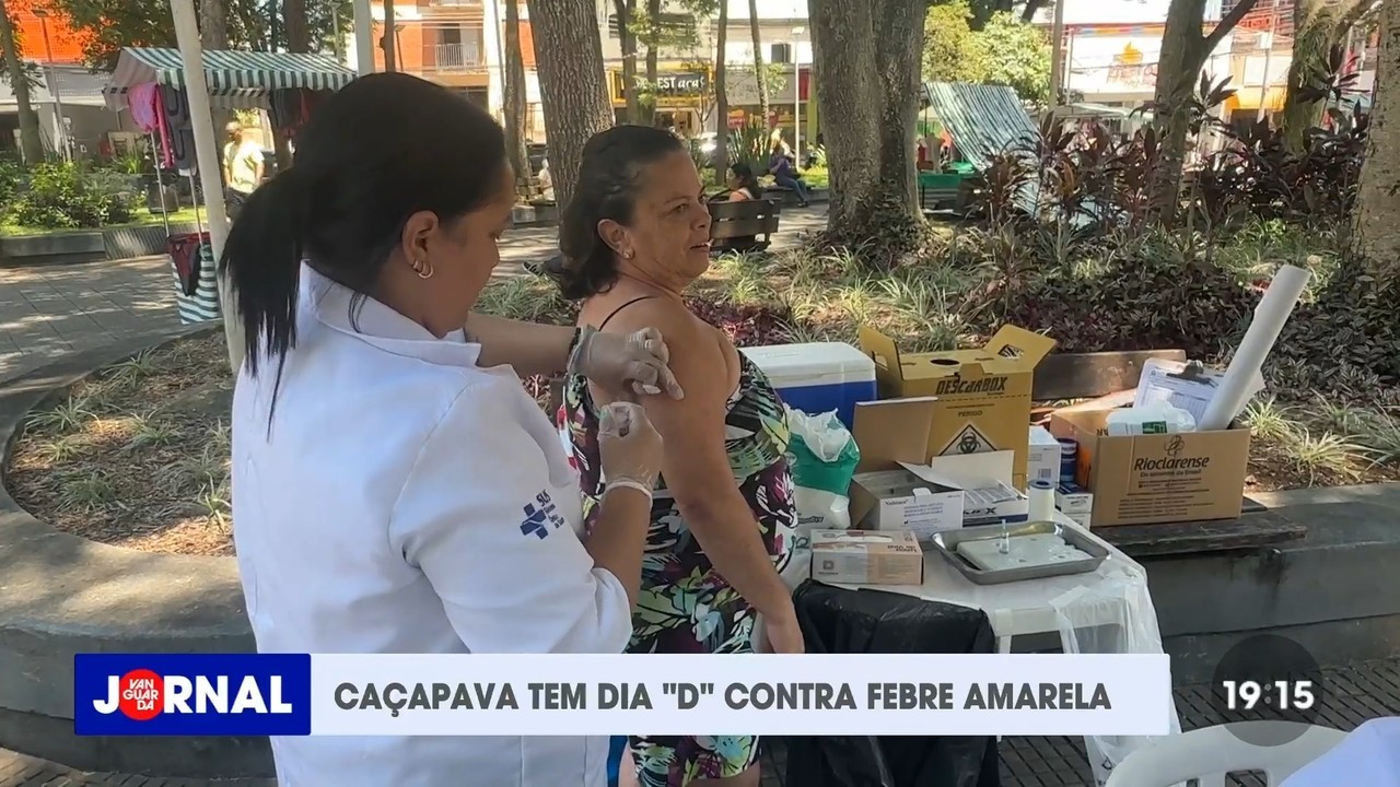 Caçapava tem dia D contra febre amarela