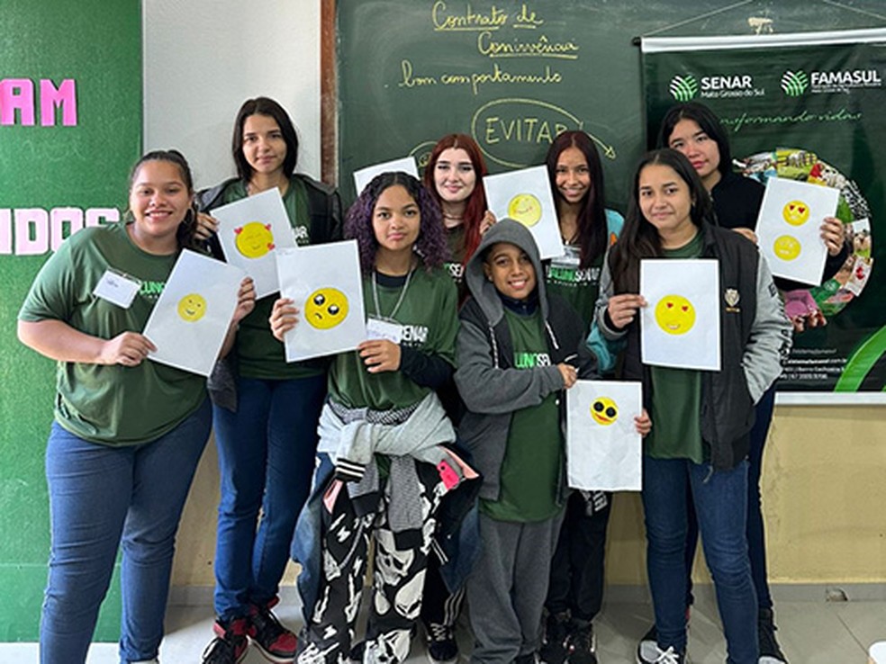 O programa atende a faixa etária de 12 a 21 trabalhando a saúde mental e proporcionando a maturidade emocional. — Foto: Assessoria