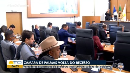 Vereadores retomam atividades na Câmara Municipal de Palmas após recesso