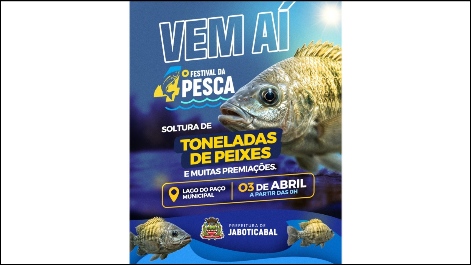 Jaboticabal celebra a sexta-feira Santa
com a 4ª edição do Festival da Pesca