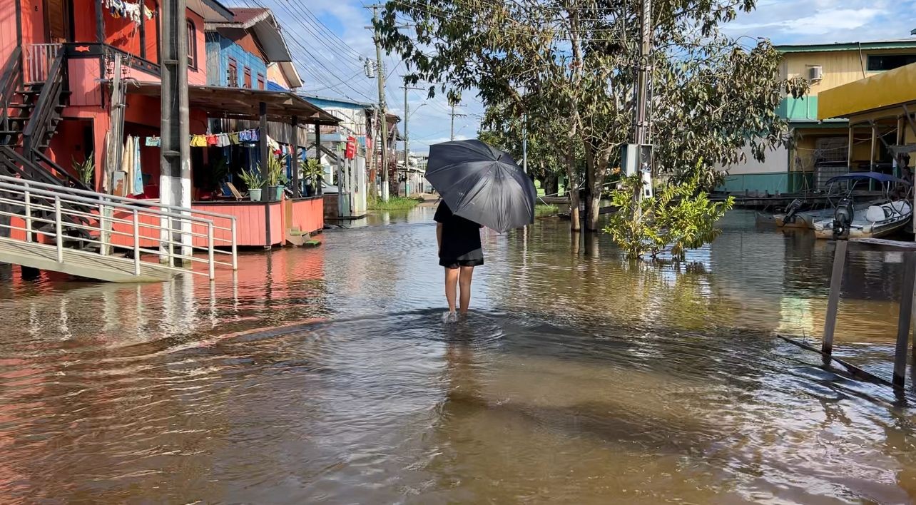 Anamã pede ajuda federal após cheia alagar cidade