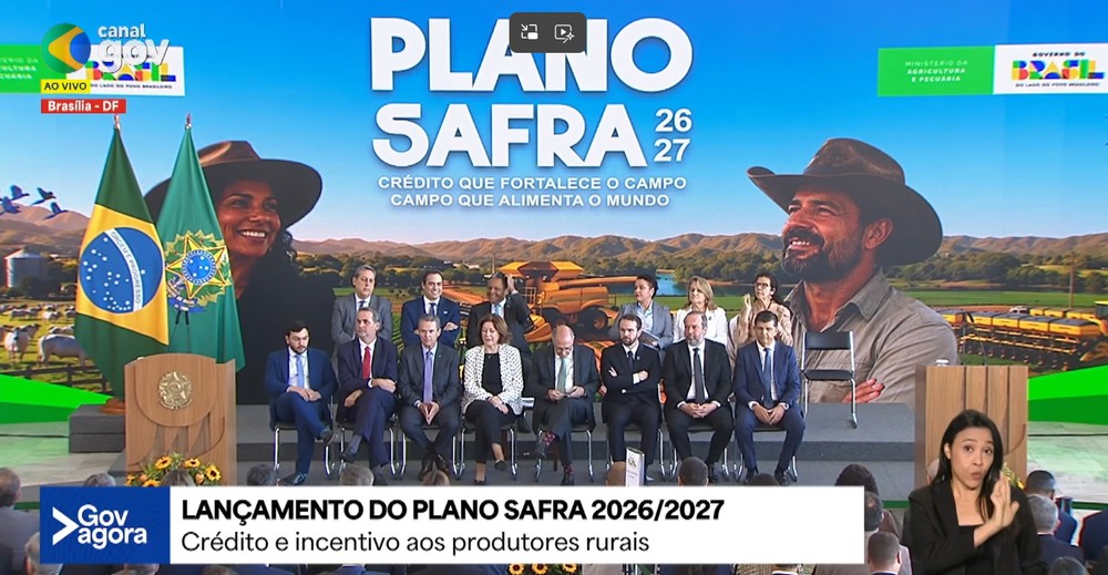 Governo Federal destina R$ 525,1 bilhões para médios e grandes produtores no Plano Safra 2026/2027