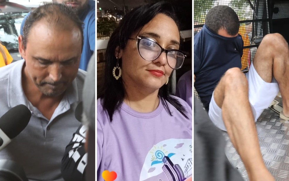 Síndico diz que filho não está envolvido na morte da corretora Daiane Alves Souza — Foto: Diomício Gomes/O Popular e Arquivo pessoal/Georgiana dos Passos