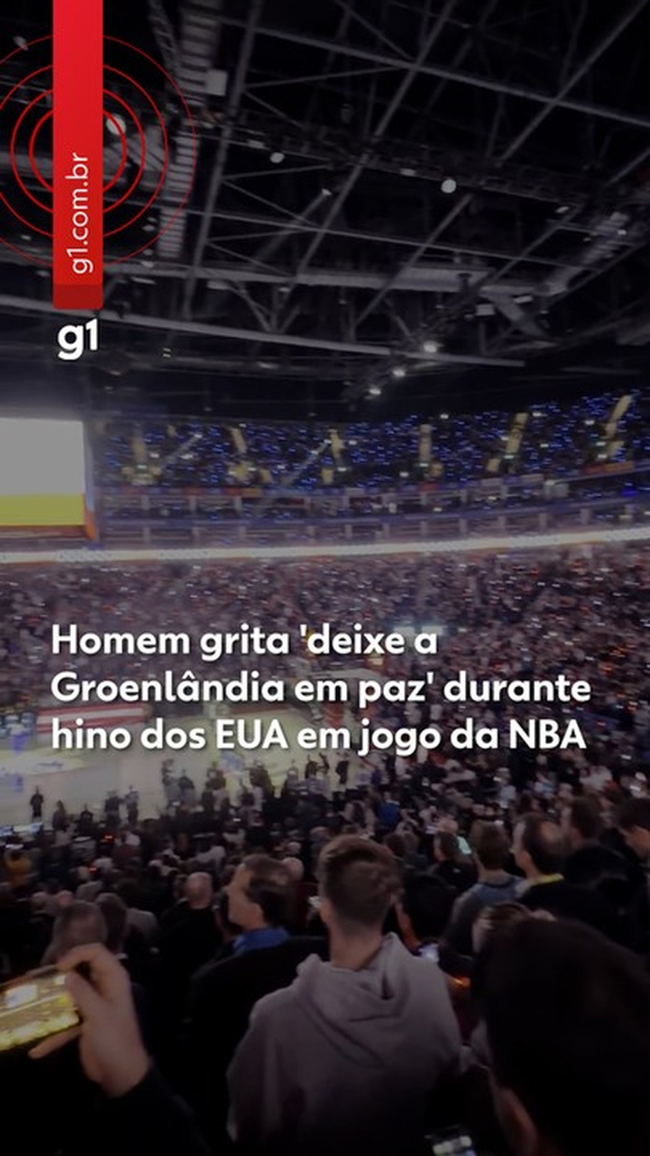 Homem grita 'deixem a Groelândia em paz' durante hino dos EUA em Londres e é ovacionado; VÍDEO