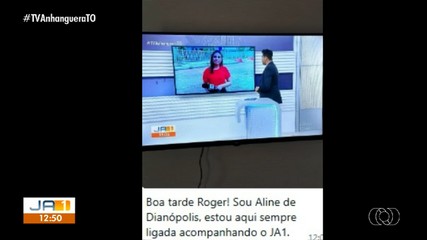 Telespectadores Dianópolis, Fátima e Araguacema participam do JA1