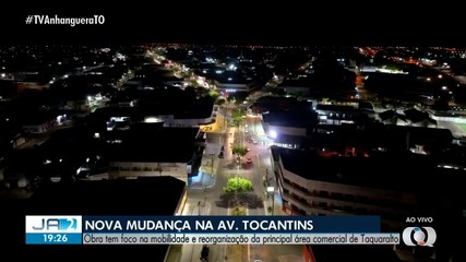 Avenida Tocantins terá mudanças após obra