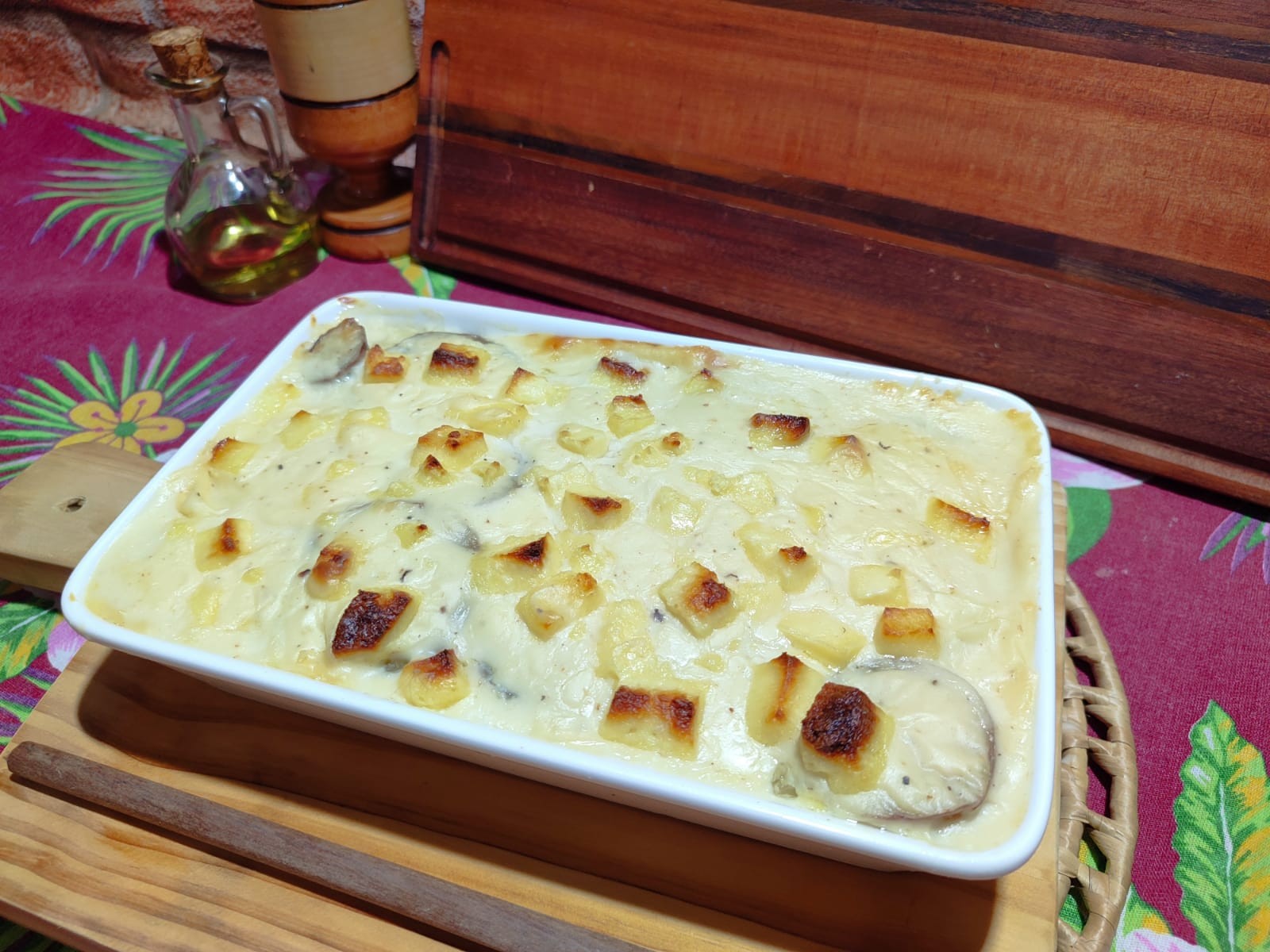 Receita: aprenda a fazer um gratinado de batata-doce com queijo coalho