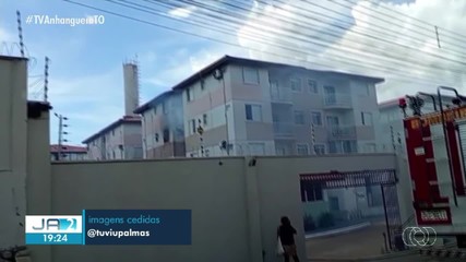Incêndio atinge condomínio e assusta moradores na região Norte de Palmas