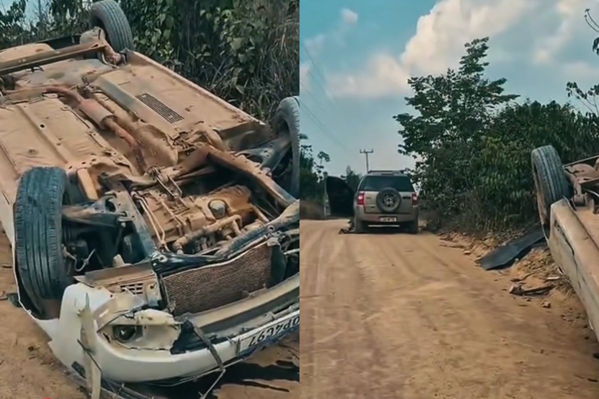 Criança de 7 anos morre após carro capotar em Colniza (MT) 