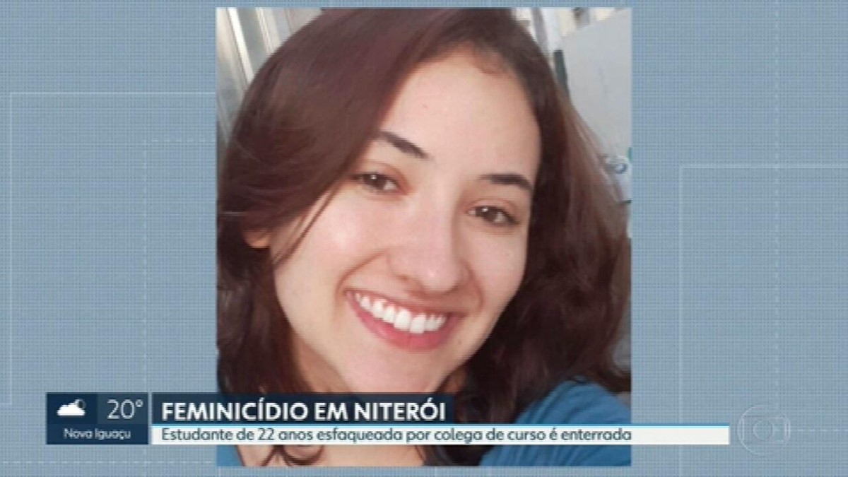 Vítima de feminicídio em Niterói é enterrada