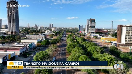 Drone do BDT traz imagens da Avenida Siqueira Campos