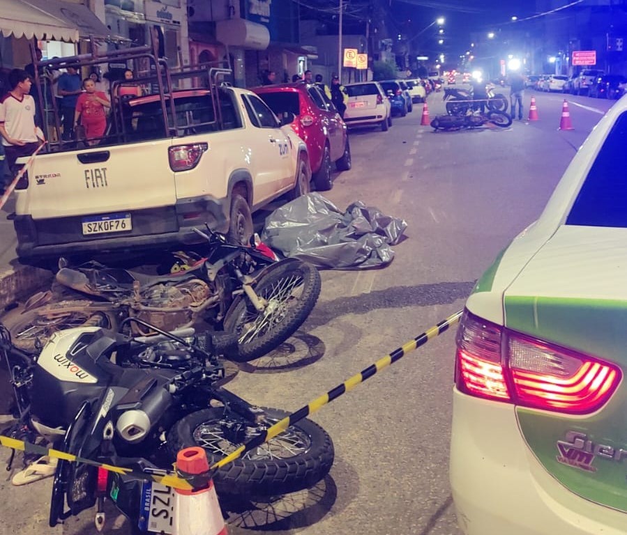 Homem morre em acidente envolvendo três motocicletas no bairro Santa Clara, em Santarém