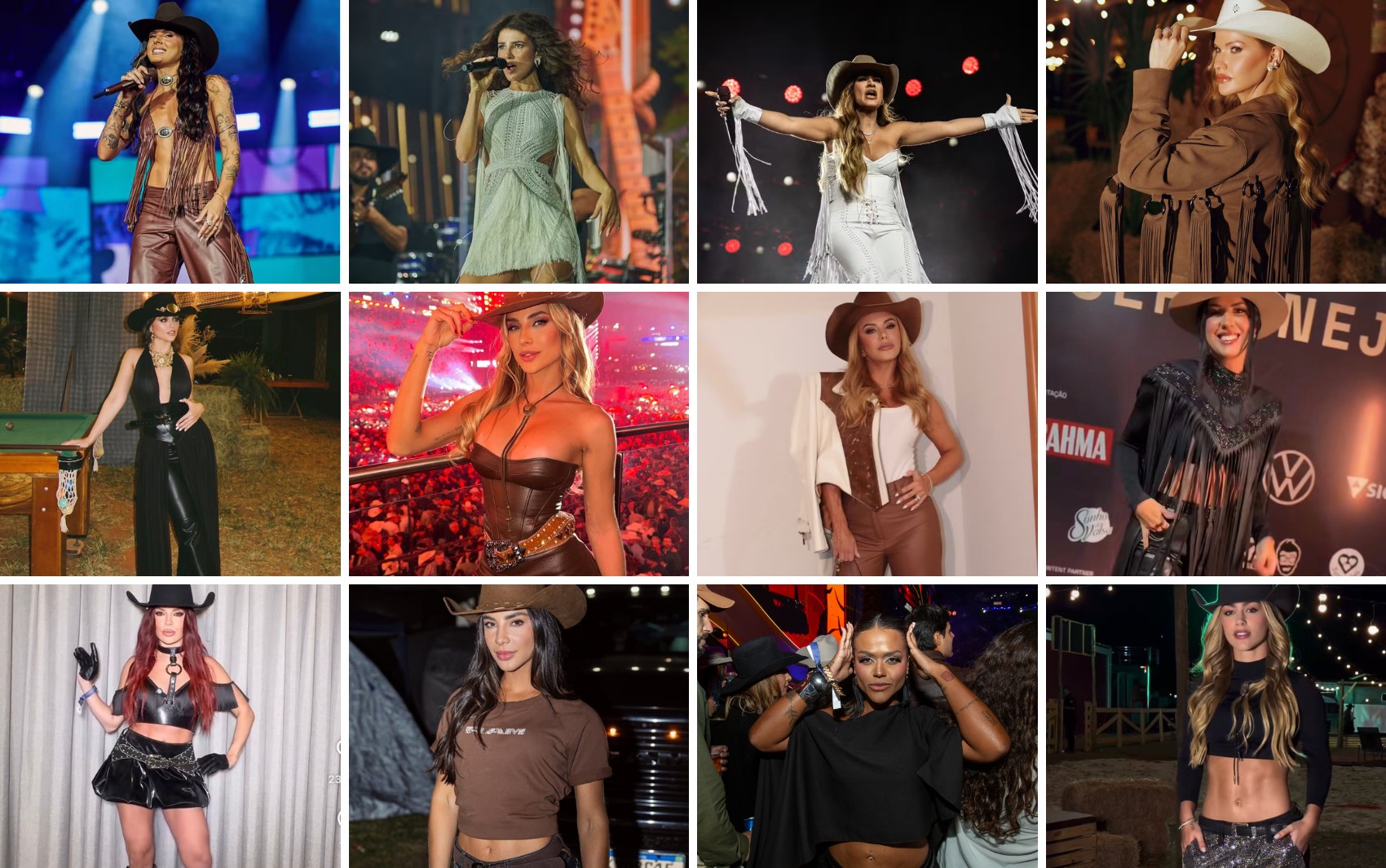 Qual famosa vestiu o melhor look na Festa do Peão de Barretos 2026?