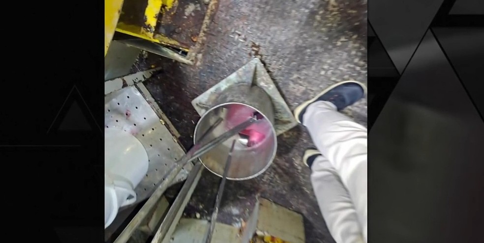 Imagens do relatório mostram a inspeção sanitária realizada no fim de abril na fábrica da Ypê — Foto: Reprodução