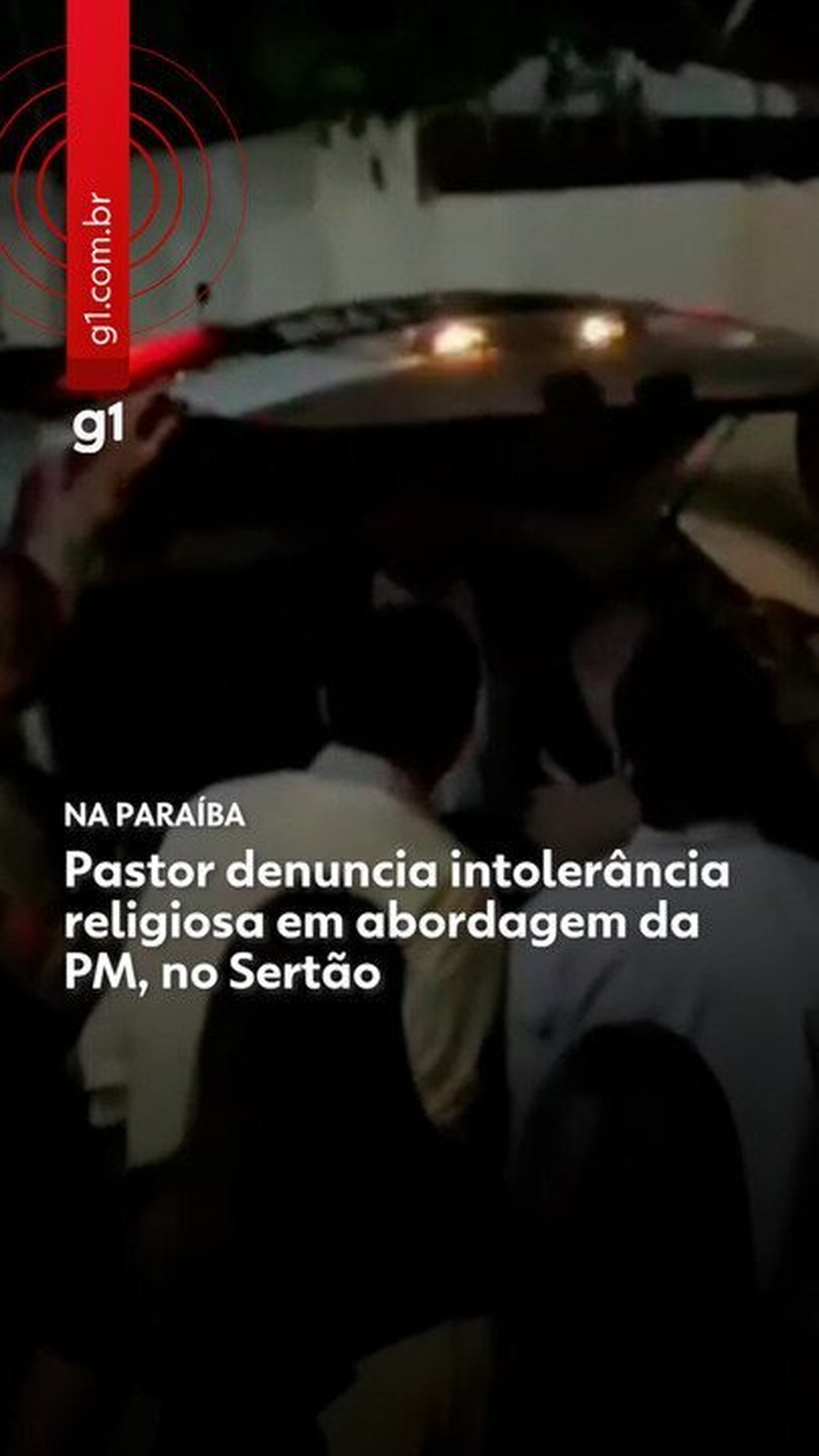 Pastor denounces religious intolerance during PM's approach to worship, in Sertão