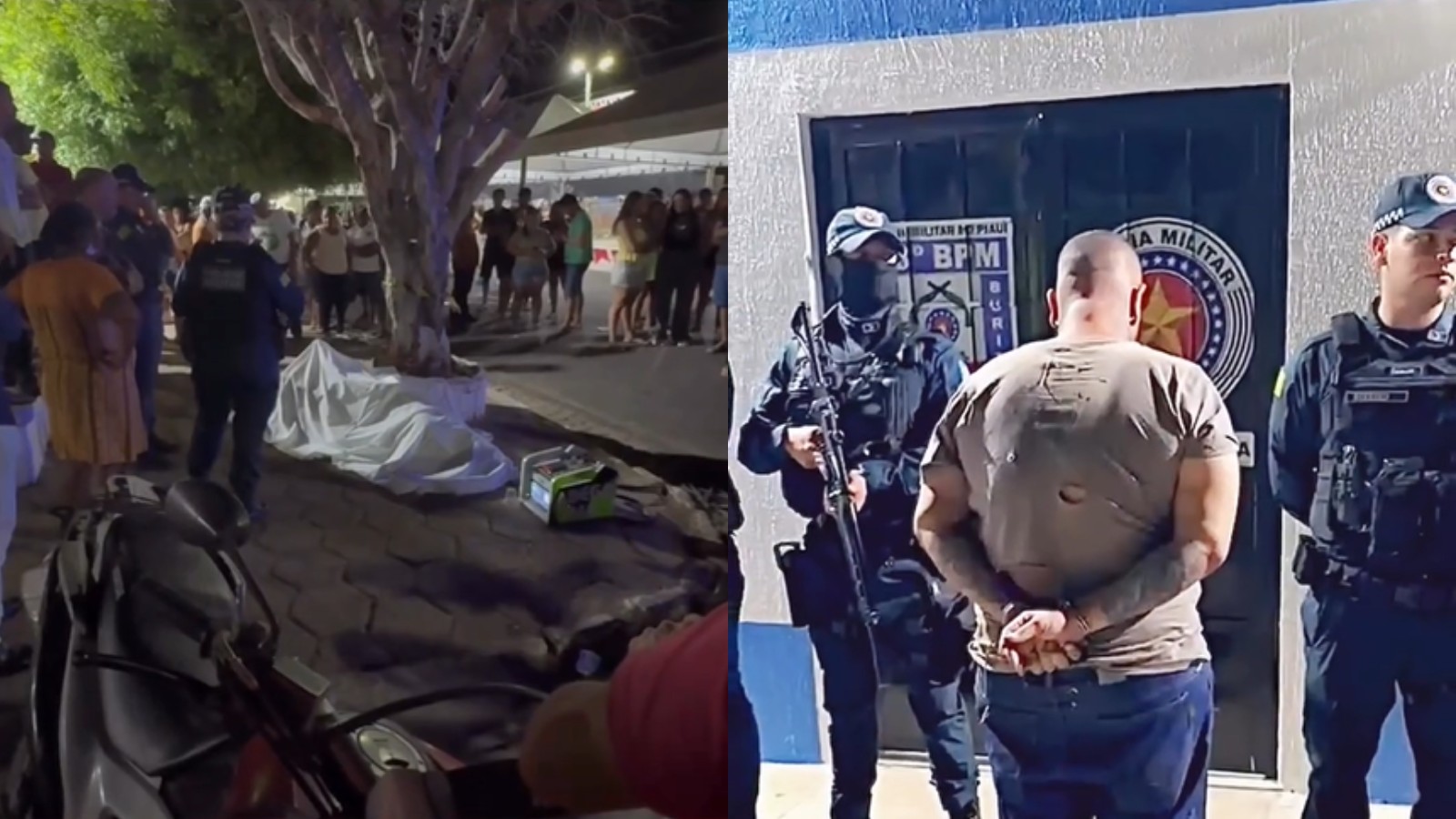 Homem é morto a tiros em praça durante festa junina no Sul do Piauí; suspeito é preso