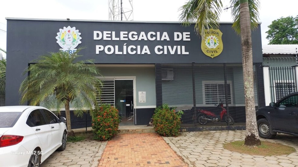 Crime foi denunciado na Delegacia de Feijó — Foto: Asscom/PCAC