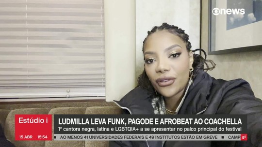 Ludmilla leva funk, pagode e afrobeat ao Coachella - Programa: Estúdio i 