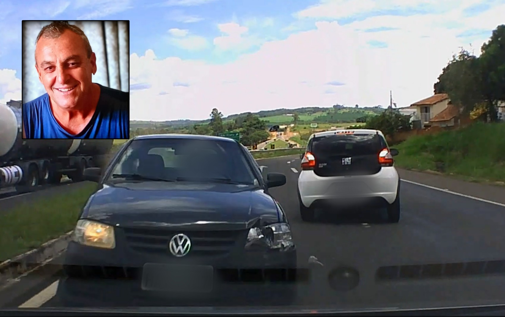 VÍDEO: Câmera dentro de carro registra batida de frente que matou motorista em acidente em MG