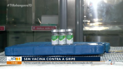 Vacinação contra a gripe está suspensa no Tocantins; entenda
