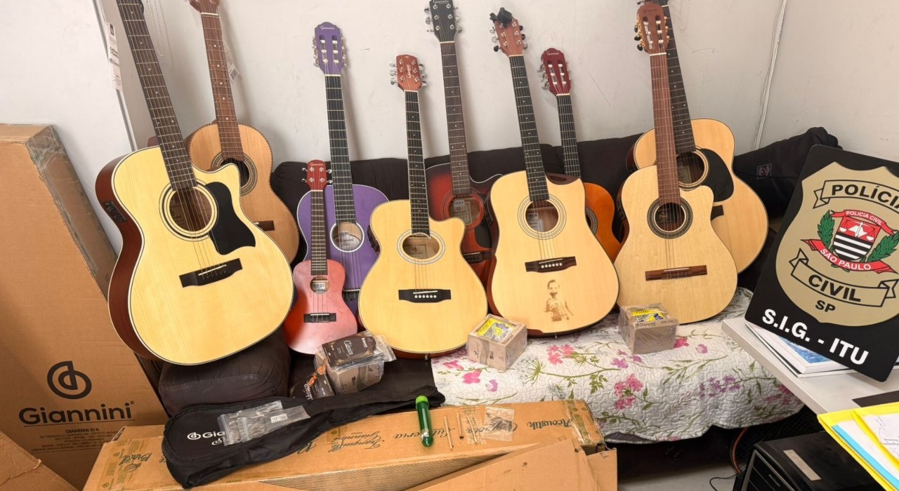 Polícia Civil recupera instrumentos musicais furtados de fábrica no interior de SP