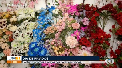 Floriculturas de Palmas oferecem opções de flores para o Dia de Finados