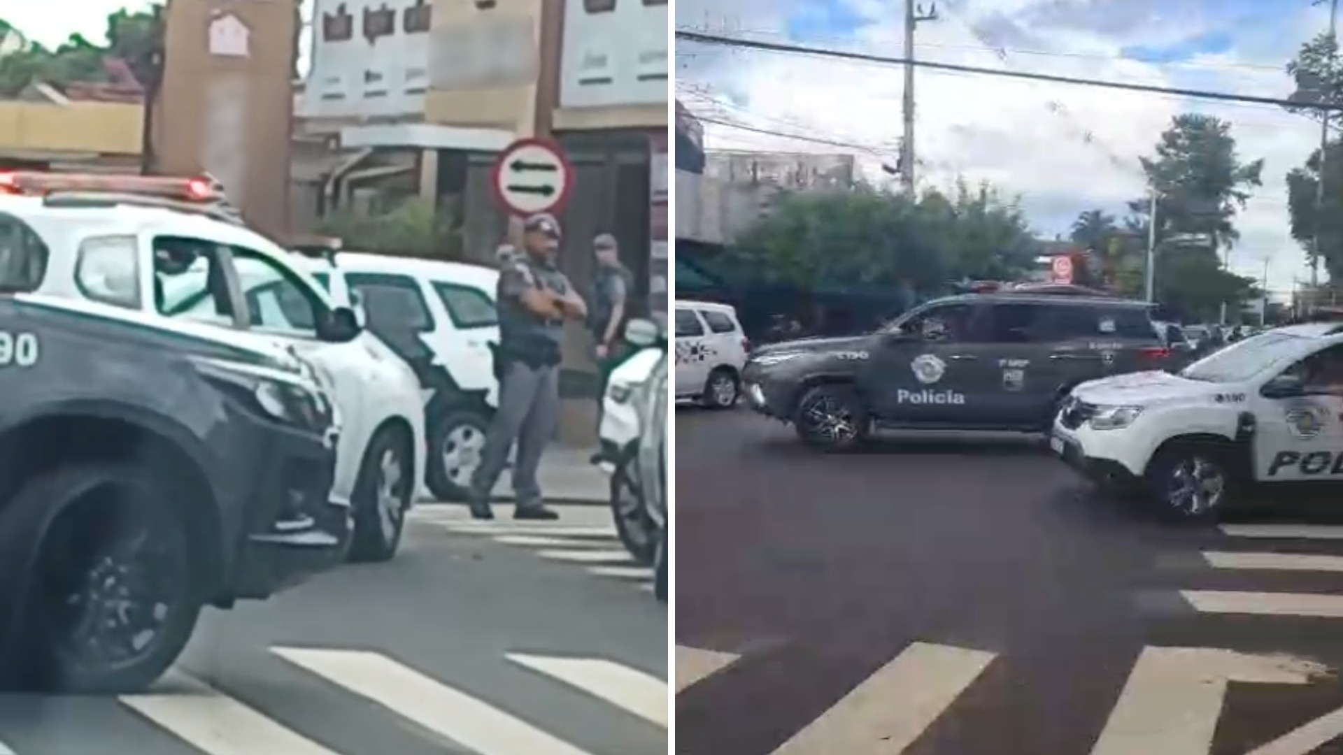 Trote sobre falso assalto com reféns em academia mobiliza helicóptero Águia e viaturas da polícia