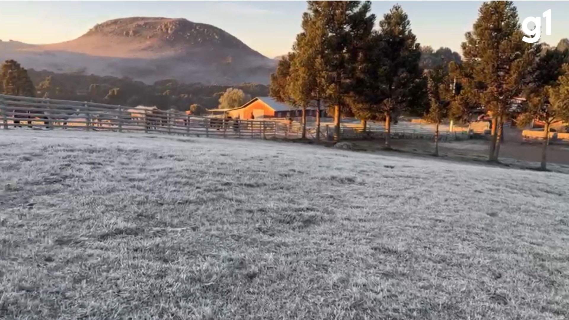 Massa de ar frio derruba temperaturas e RS tem geada e mínima de -3,2°C