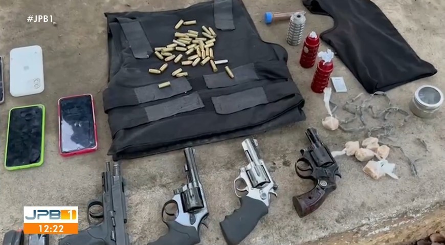 Integrantes de facção criminosa são mortos em troca de tiros com a polícia na Paraíba