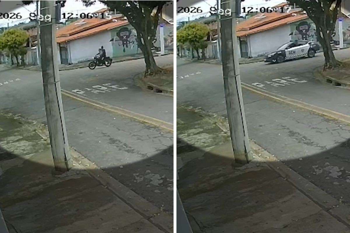 Vídeo mostra perseguição de viatura da GCM antes de batida que matou adolescente em moto em São José dos Campos