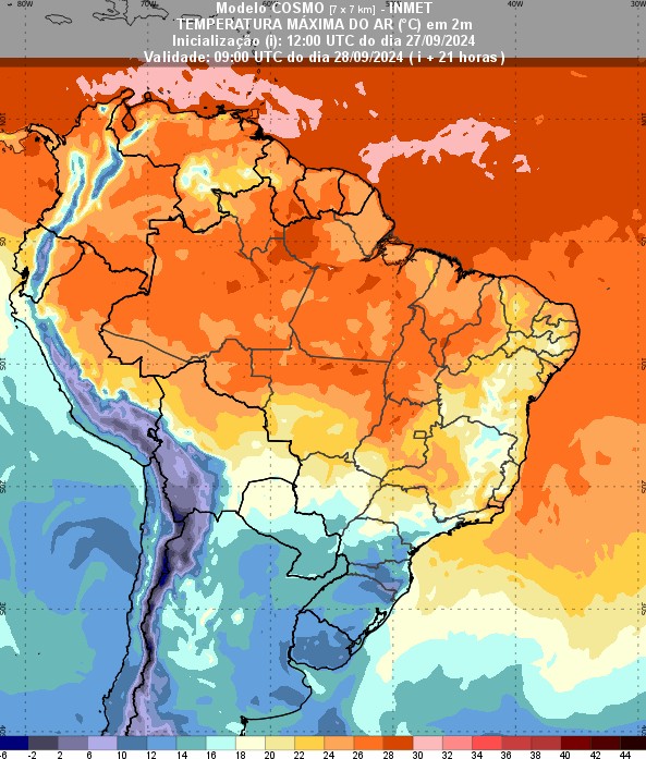 Temperatura cai na véspera da 8ª onda de calor do ano no Centro-Sul