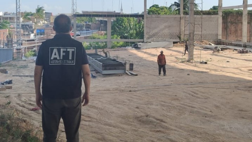 Canteiro de obras onde trabalhadores foram resgatados de condições análogas à escravidão em Manaus — Foto: Auditoria-Fiscal do Trabalho (SIT/MTE)