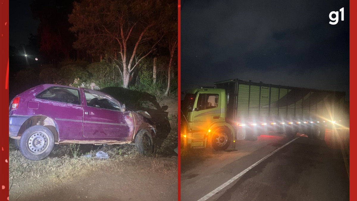 Idoso sem CNH se envolve em colisão entre carro e caminhão em rodovia do Paraná, segundo polícia