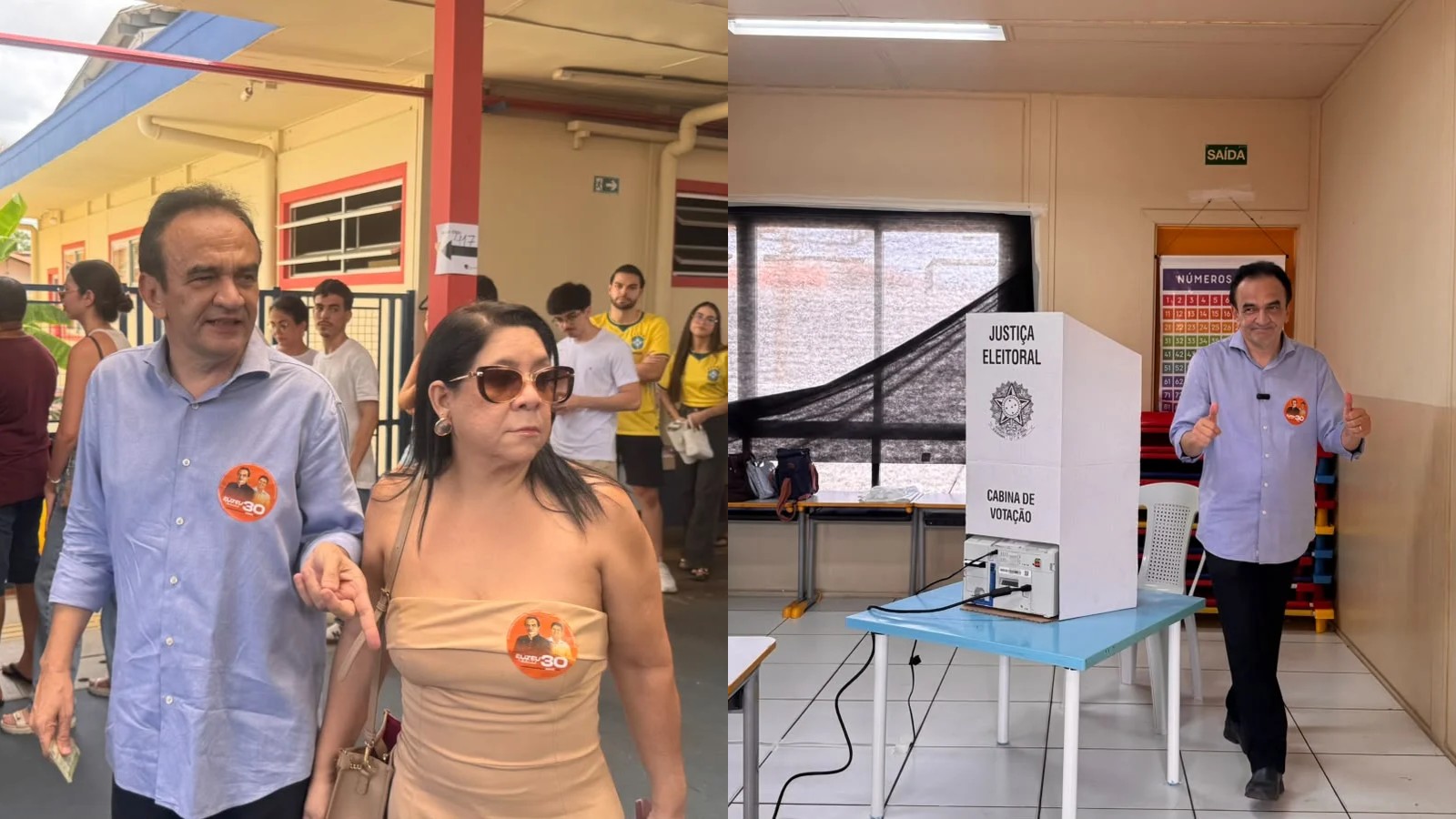 Elizeu Aguiar (Novo) vota em Teresina