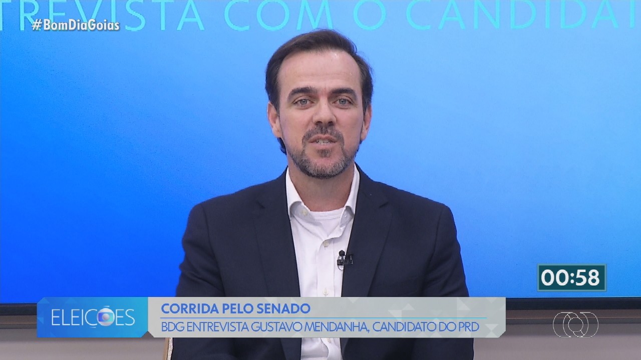 VÍDEOS: Gustavo Mendanha é entrevistado no Bom dia Goiás