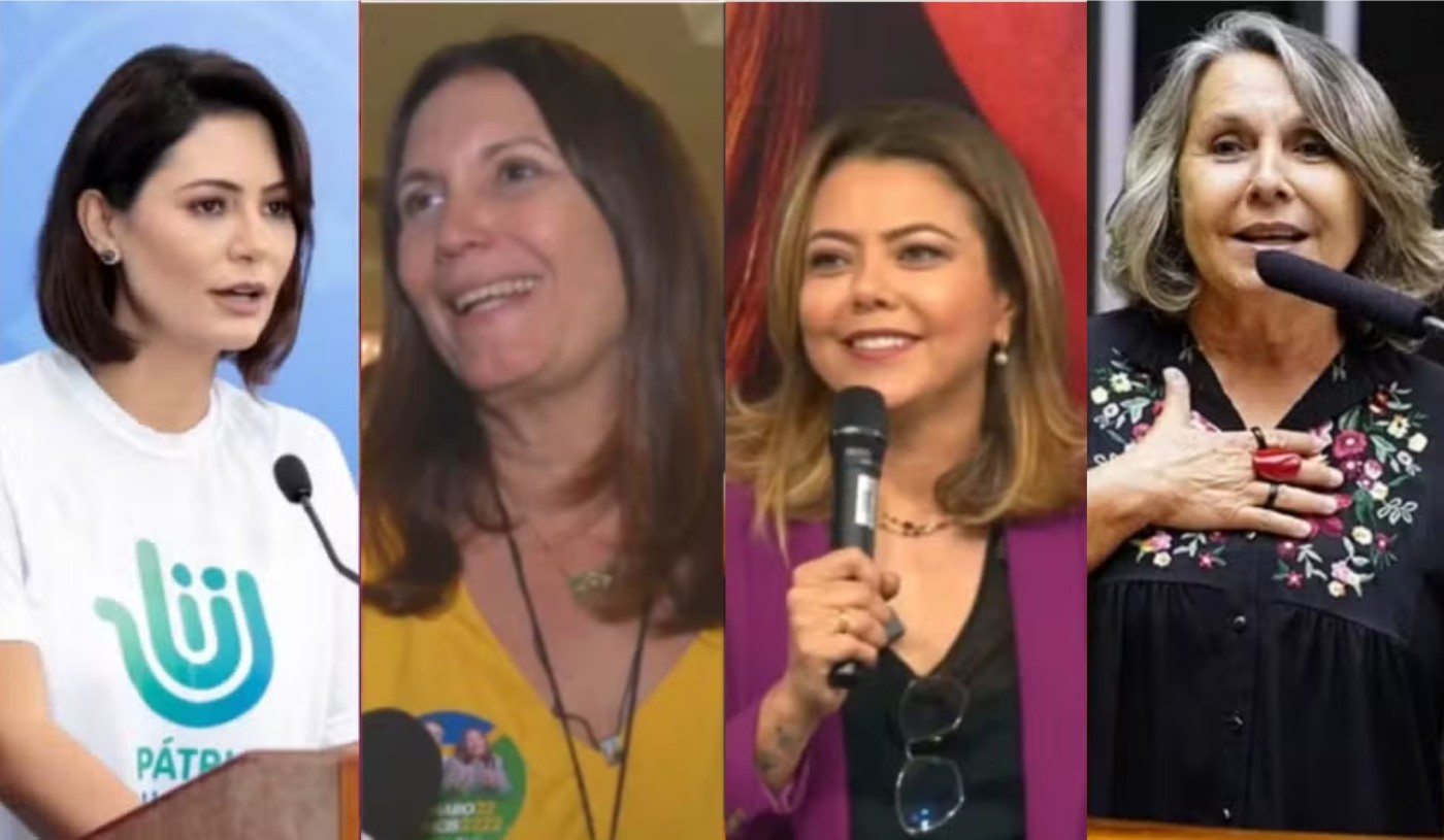 Datafolha para o Senado no DF, votos válidos: Michelle, 30%; Bia, 24%; Leila, 21%; Erika, 18%