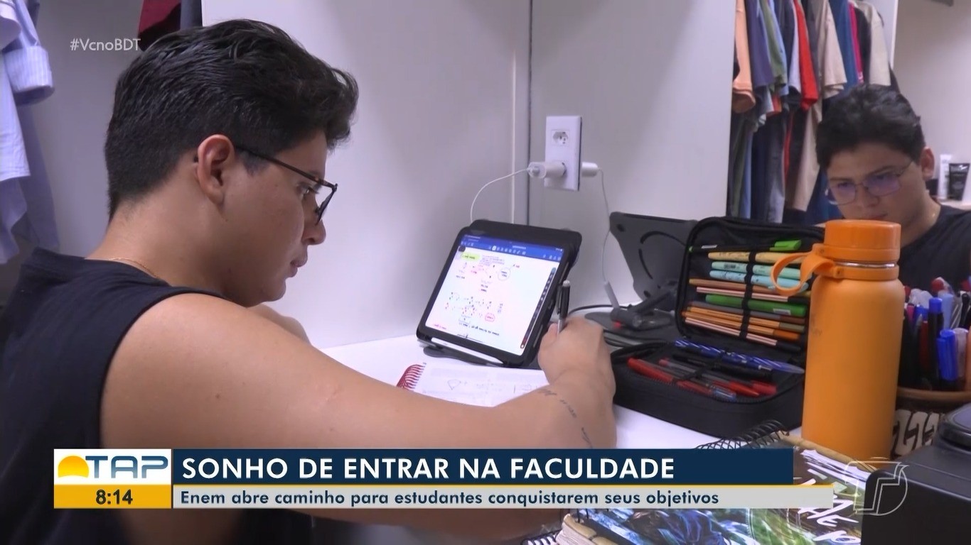 Estudantes intensificam a preparação para o Enem e reforçam esperança em realizar o sonho da universidade