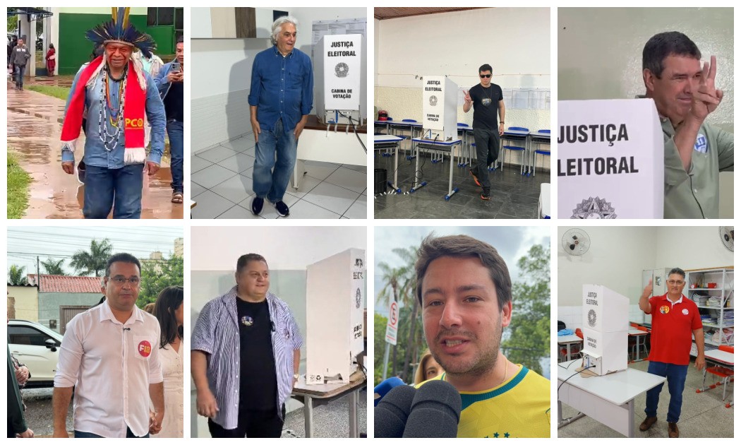 Candidatos ao governo de Mato Grosso do Sul votam neste domingo; veja  