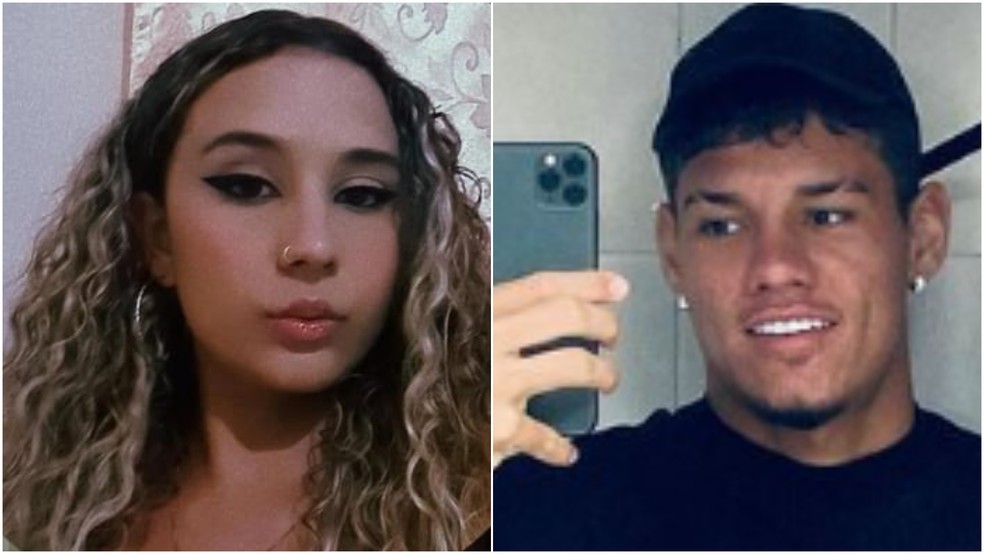 Lívia Gabriele da Silva Matos, de 19 anos, morreu após se encontrar com o jogador do sub-20 do Corinthians Dimas Cândido de Oliveira — Foto: Montagem/g1