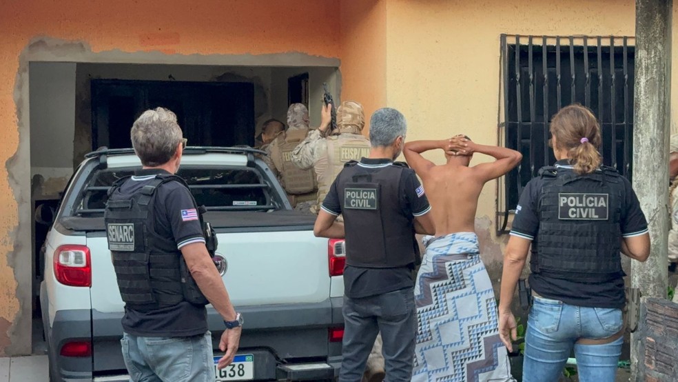 Operação na Zona Rural de São Luís busca prender membros de uma organização criminosa que expulsava moradores — Foto: Divulgação/Polícia Civil