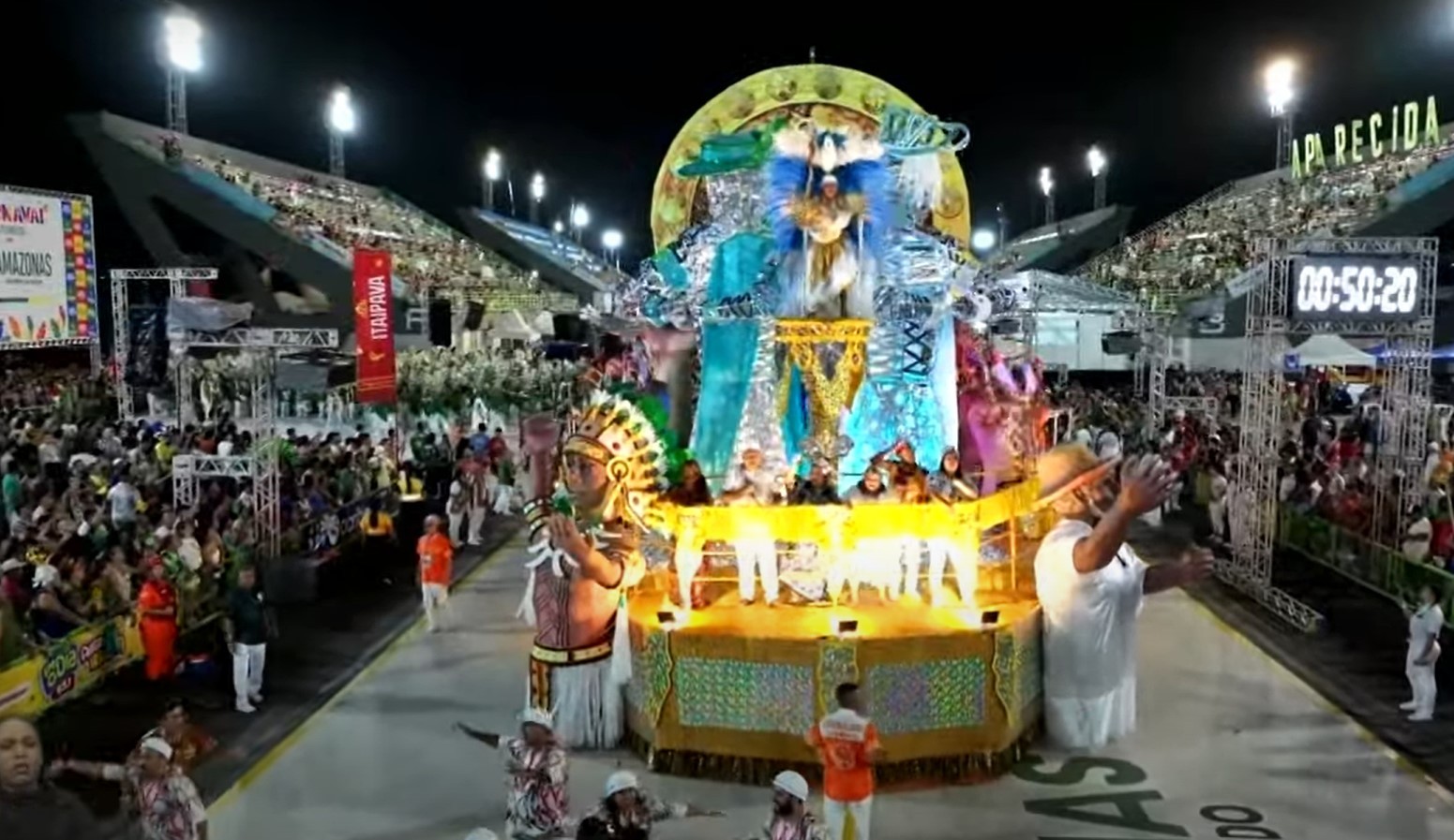 Reino Unido da Liberdade é a campeã do Carnaval de Manaus de 2025      